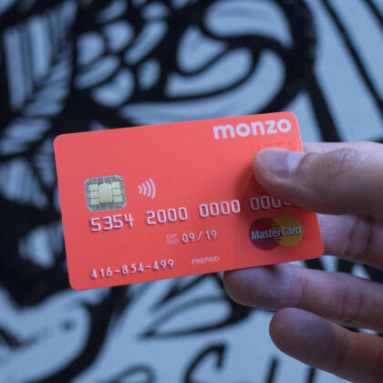 UK MONZO PREPAID MASTERCARD