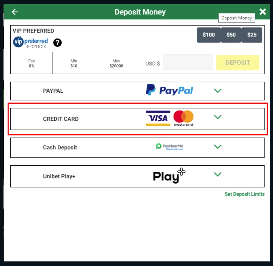 UNIBET CARDING METHOD