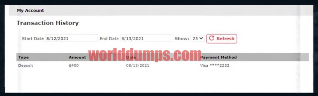 BETTING CARDING METHOD